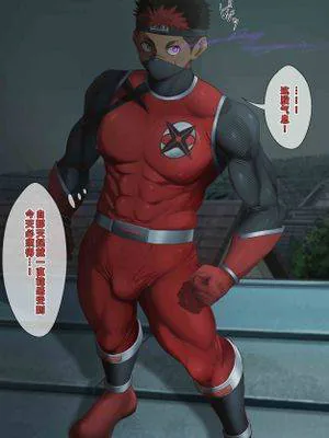 1月忍者英雄红色坠落漫画